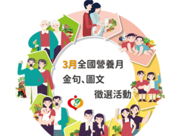 轉知：全國營養月金句、圖文徵選